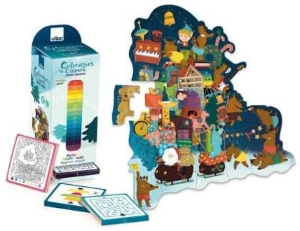 Calendrier de l’avent puzzle de 48 magnets - Vilac
